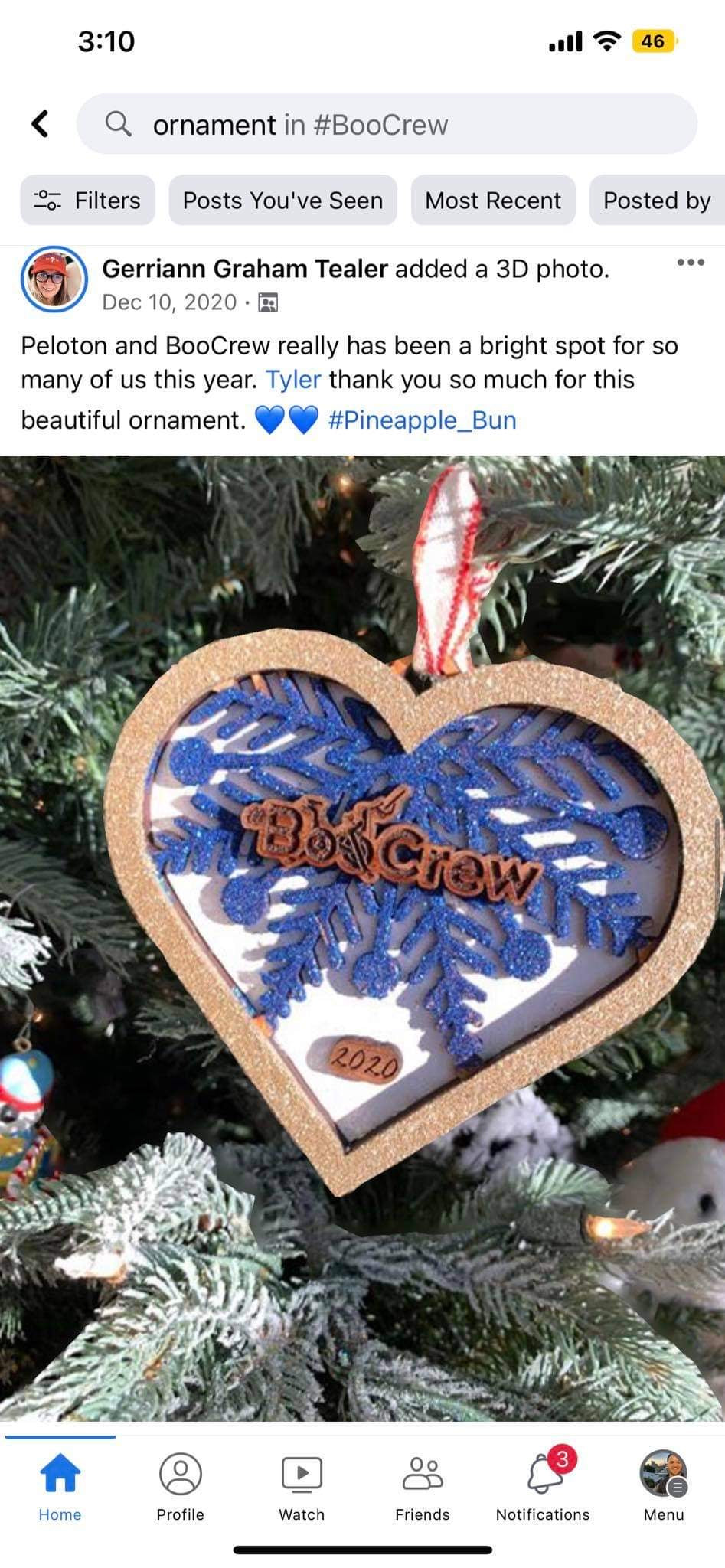 4th Annual #BooCrew Handmade Ornament