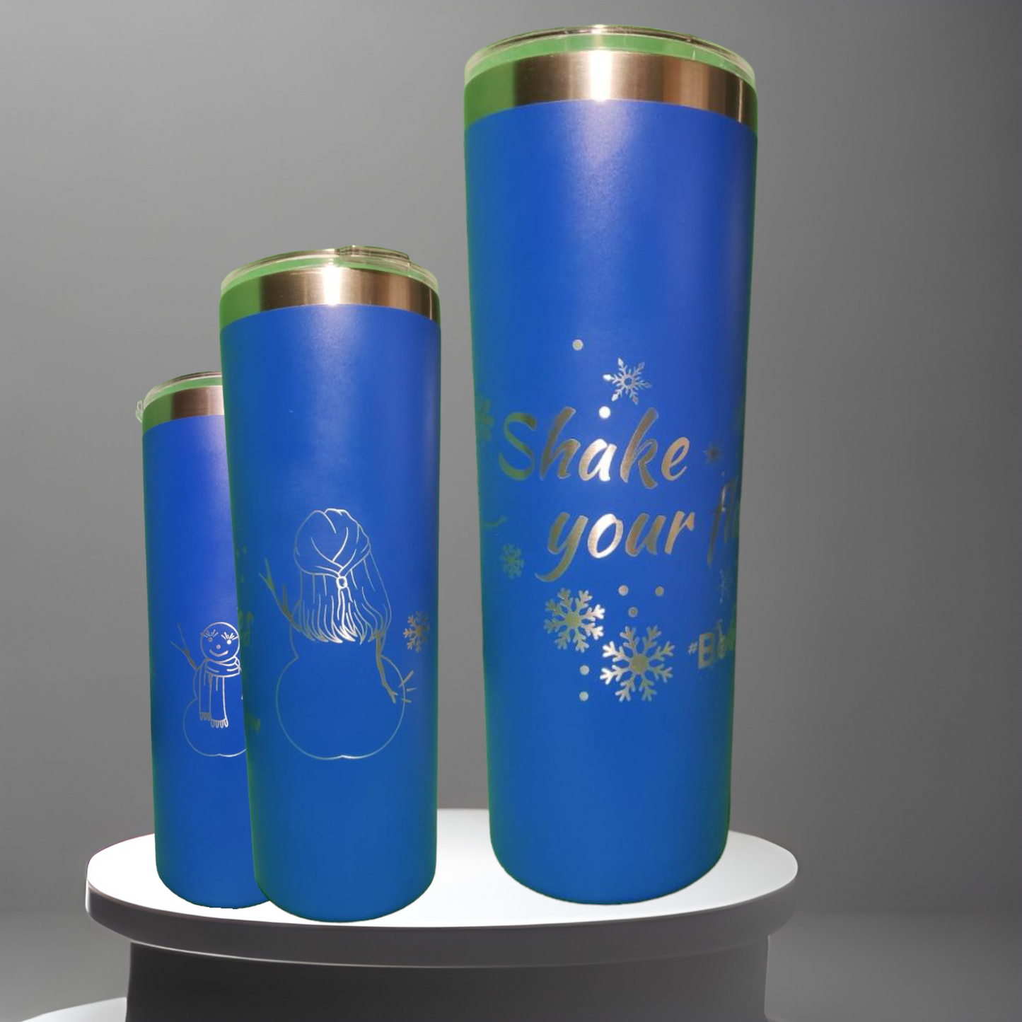 Shake Your Flakes Winter Tumbler